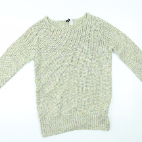 H&M Womens Green   Pullover Jumper Size 8