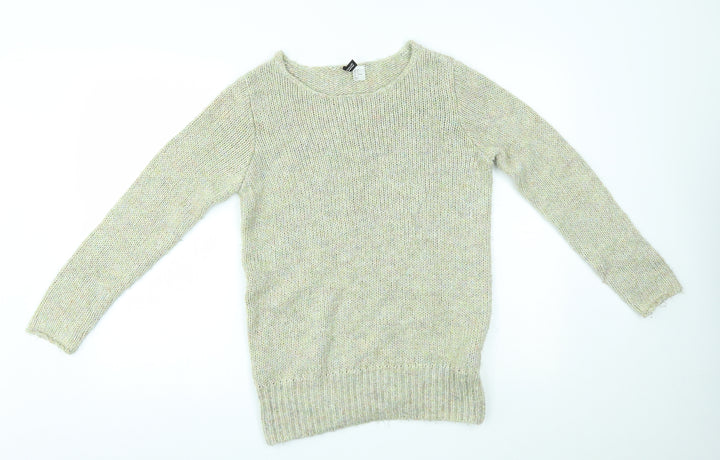 H&M Womens Green   Pullover Jumper Size 8