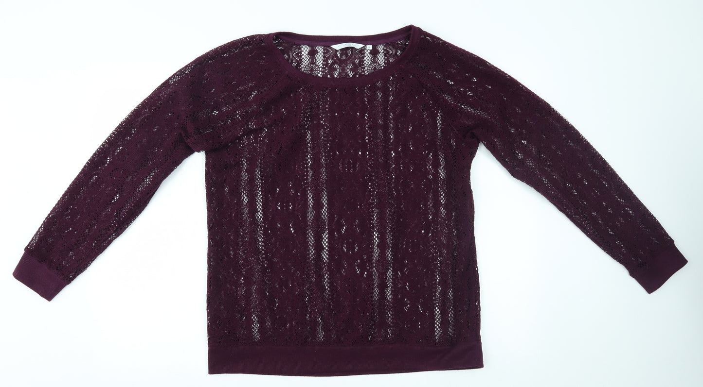 New Look Womens Red   Pullover Jumper Size 16