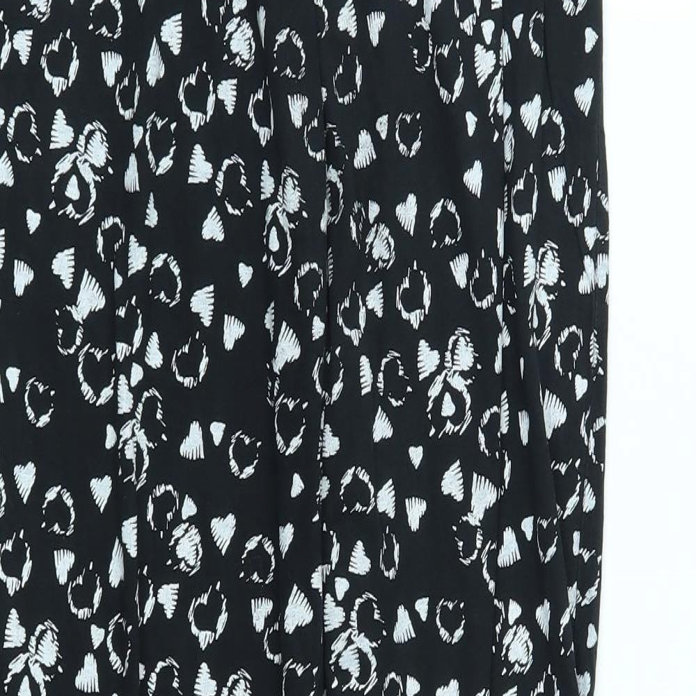 F&F Womens Black    Pyjama Pants Size 12  -