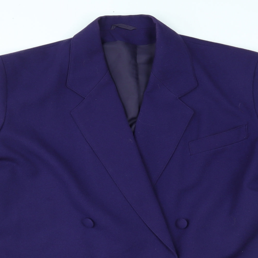 Hamells Womens Purple   Jacket Blazer Size 12