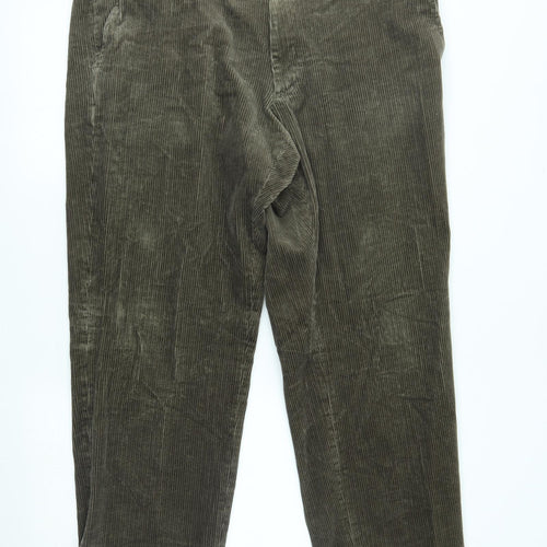 M&S Womens Brown  Corduroy Trousers  Size 40 L29 in