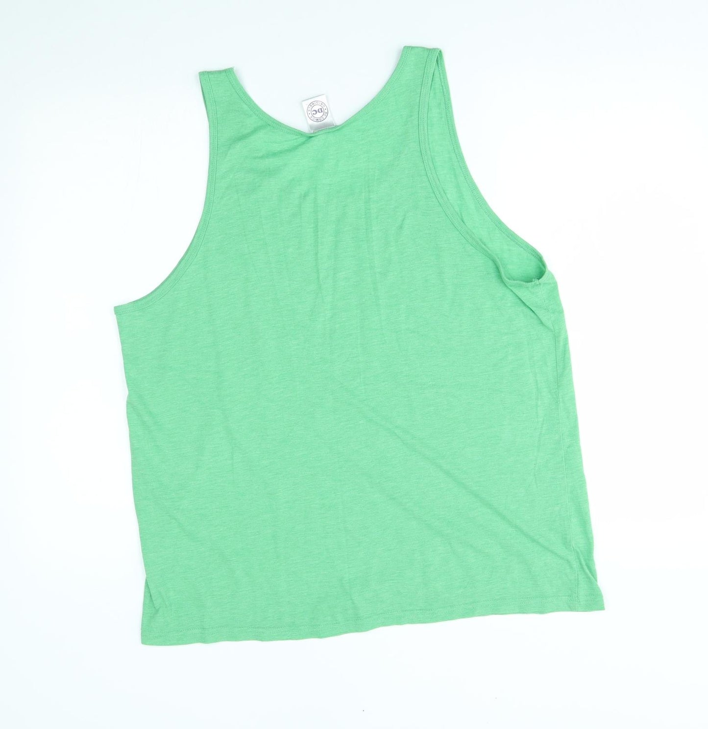 DC Comics Mens Green   Basic Tank Size L  - green lantern