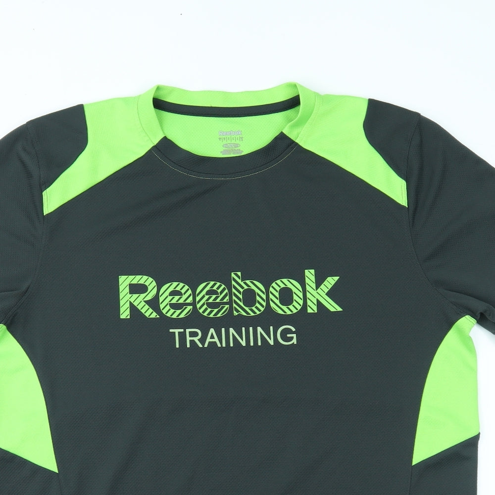 Reebok Mens Grey   Basic T-Shirt Size L
