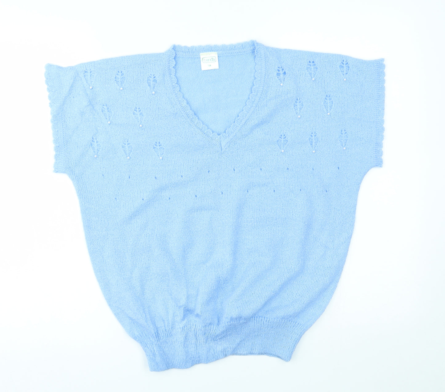 canda Womens Blue   Pullover Jumper Size 14