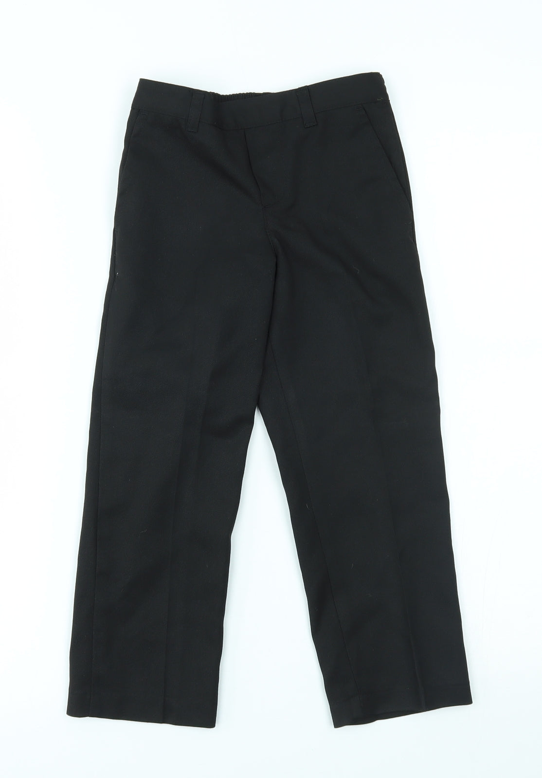 George Boys Black   Chino Trousers Size 4-5 Years