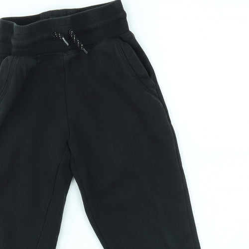 Primark Boys Black   Jogger Trousers Size 4-5 Years