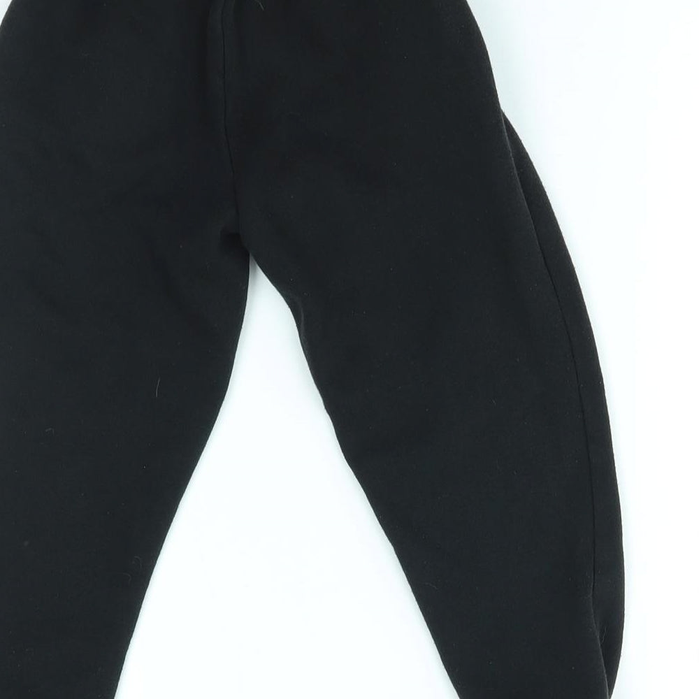 Primark Boys Black   Jogger Trousers Size 4-5 Years