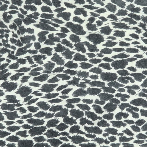 Preworn Womens Ivory Animal Print  Shrug Jumper Size L