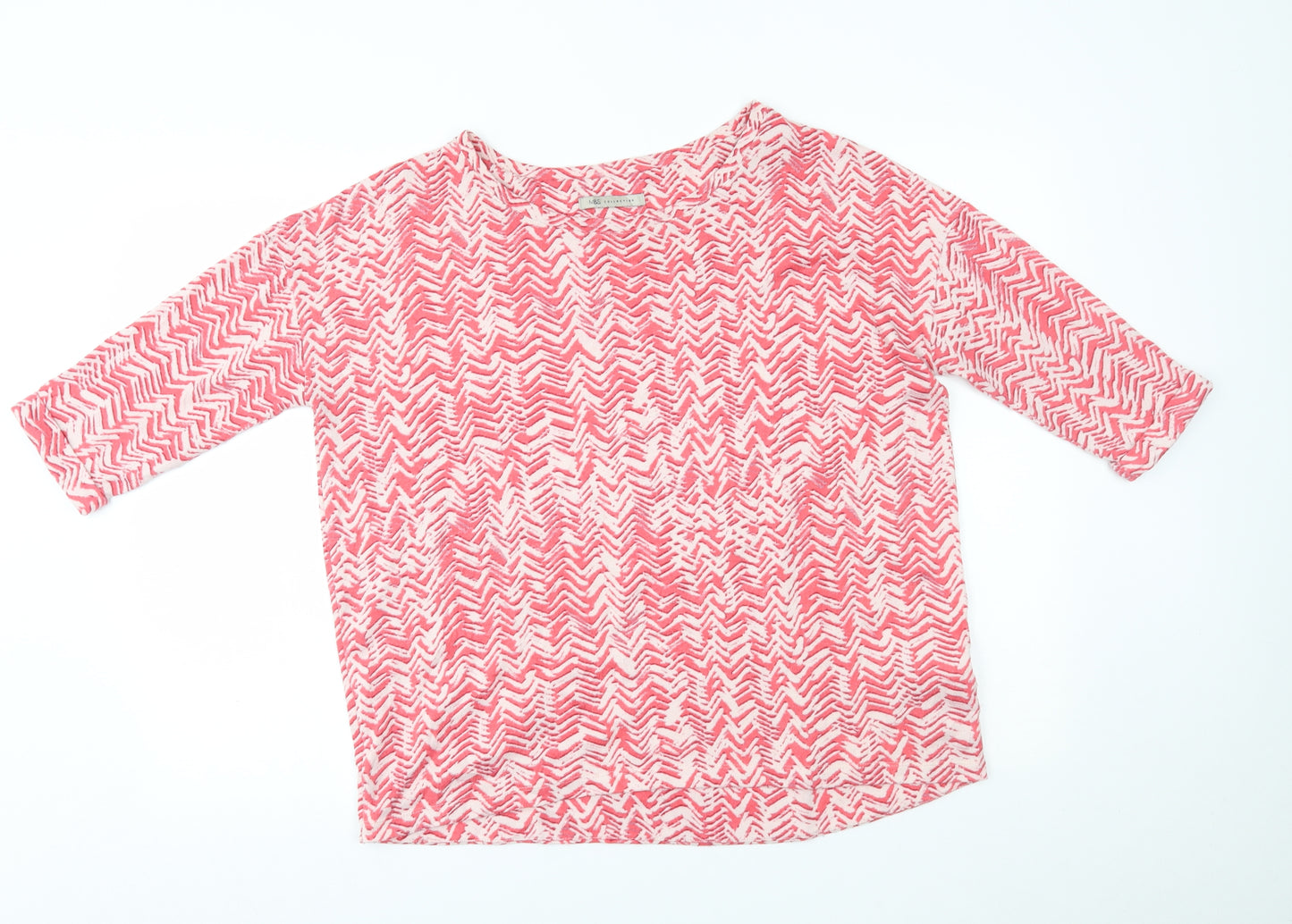 M&S Womens Pink   Pullover Jumper Size 12