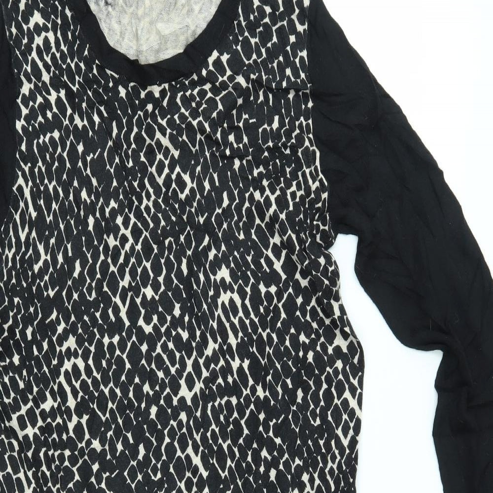 TU Womens Brown Animal Print  Pencil Dress  Size 12