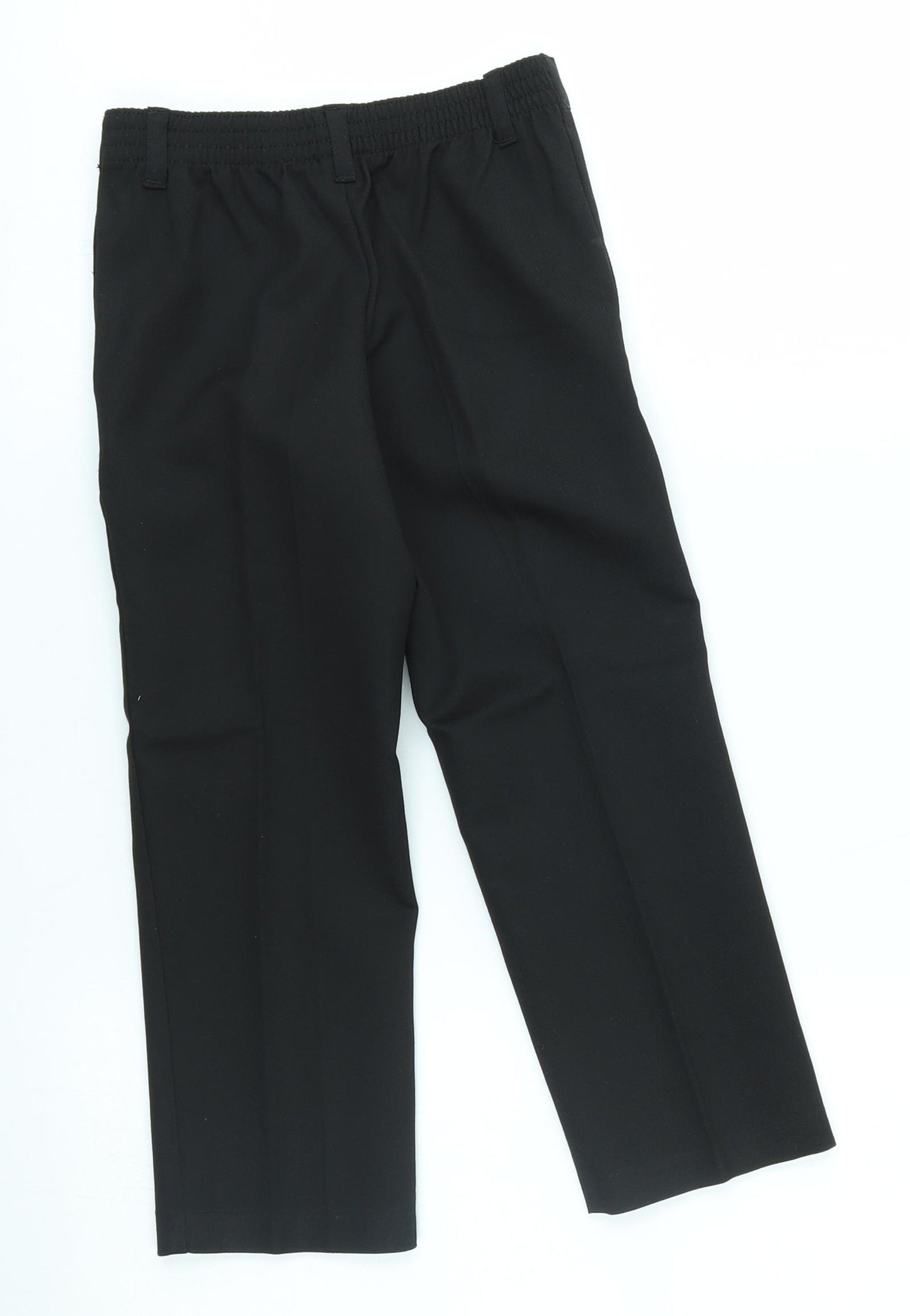 George Boys Black   Chino Trousers Size 4-5 Years