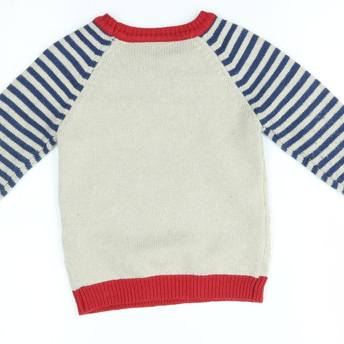 TU Boys Beige   Pullover Jumper Size 2-3 Years  - paddington