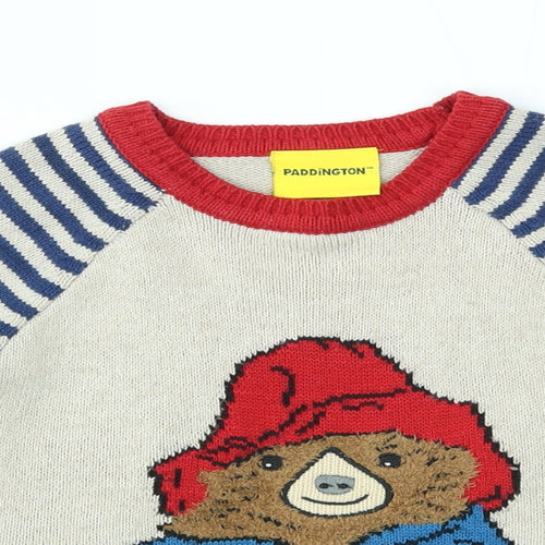 TU Boys Beige   Pullover Jumper Size 2-3 Years  - paddington