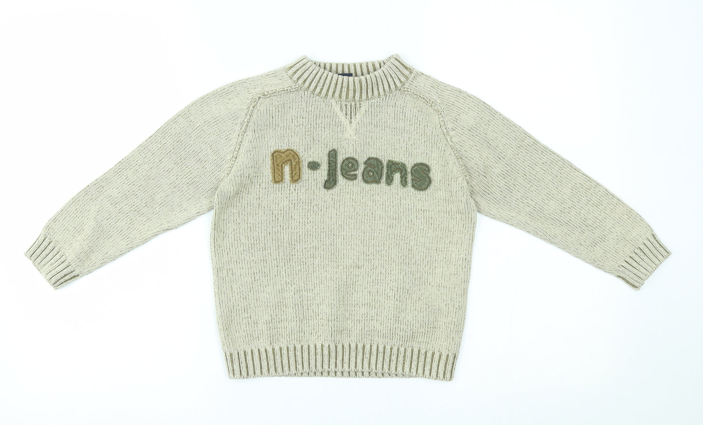 NEXT Boys Beige   Pullover Jumper Size 3-4 Years  - n jeans