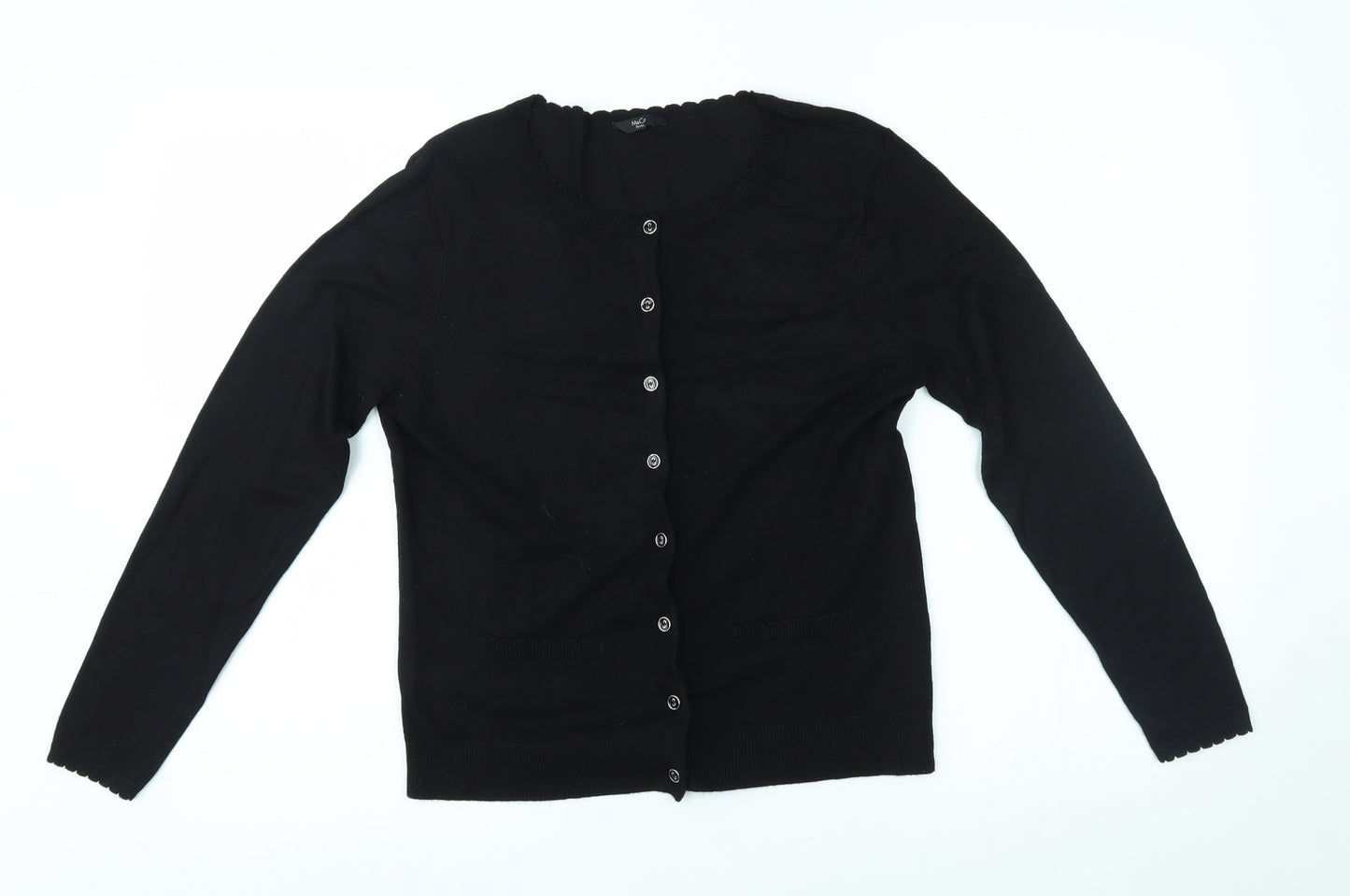 M&Co Womens Black   Cardigan Jumper One Size