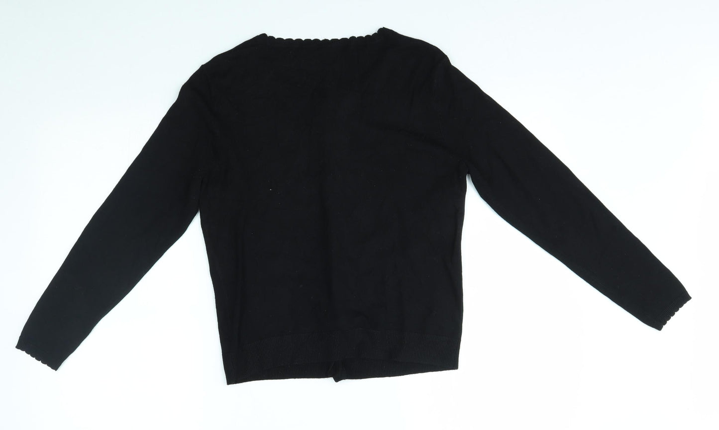M&Co Womens Black   Cardigan Jumper One Size