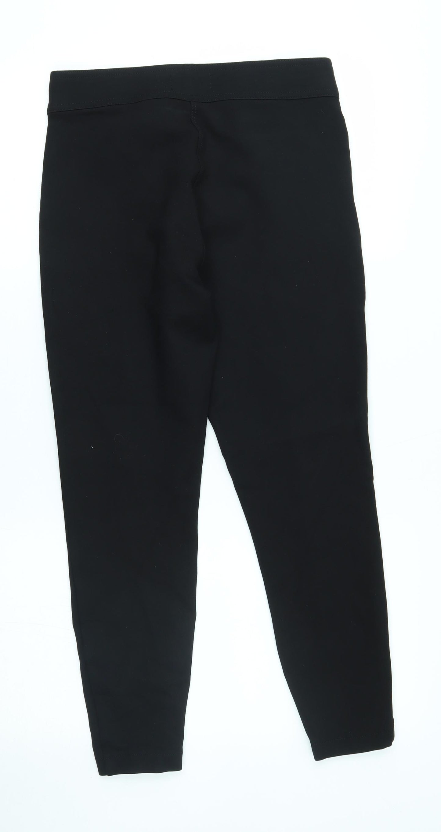 NEXT Womens Black   Cropped Leggings Size 12 L24 in