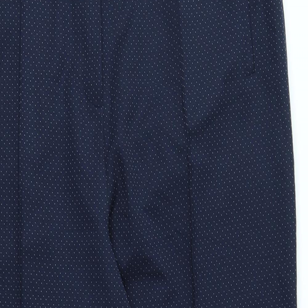 TU Womens Blue Polka Dot  Trousers  Size 20 L27 in