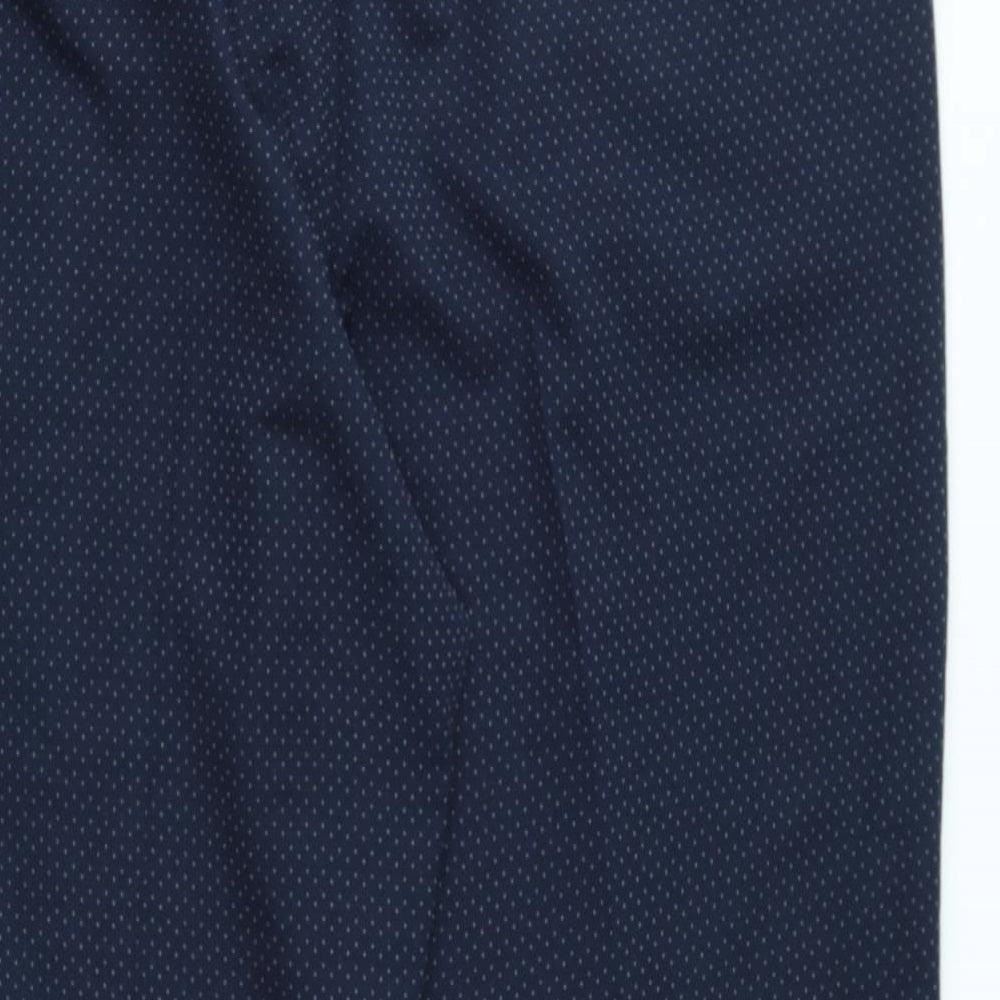TU Womens Blue Polka Dot  Trousers  Size 20 L27 in