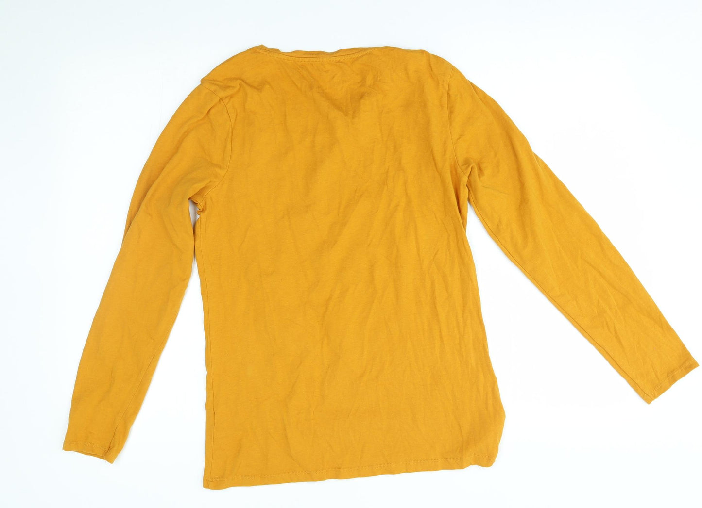 Primark Womens Yellow   Basic T-Shirt Size M