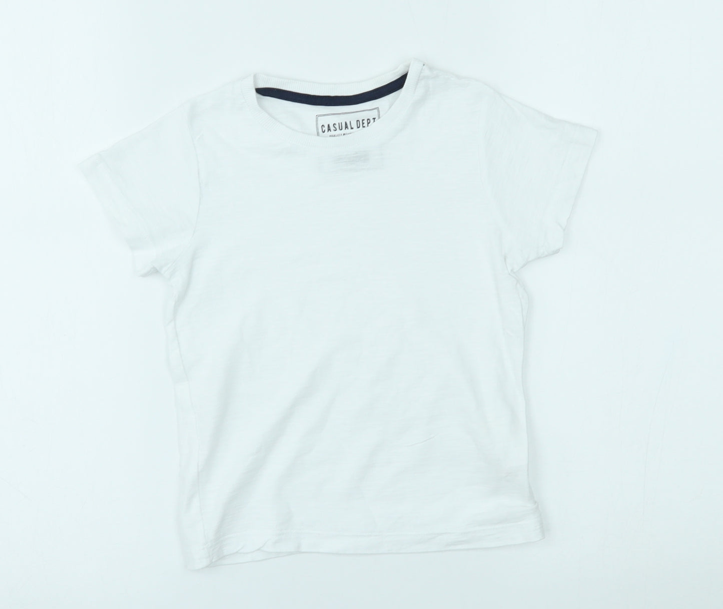 Matalan Boys White   Basic T-Shirt Size 4 Years