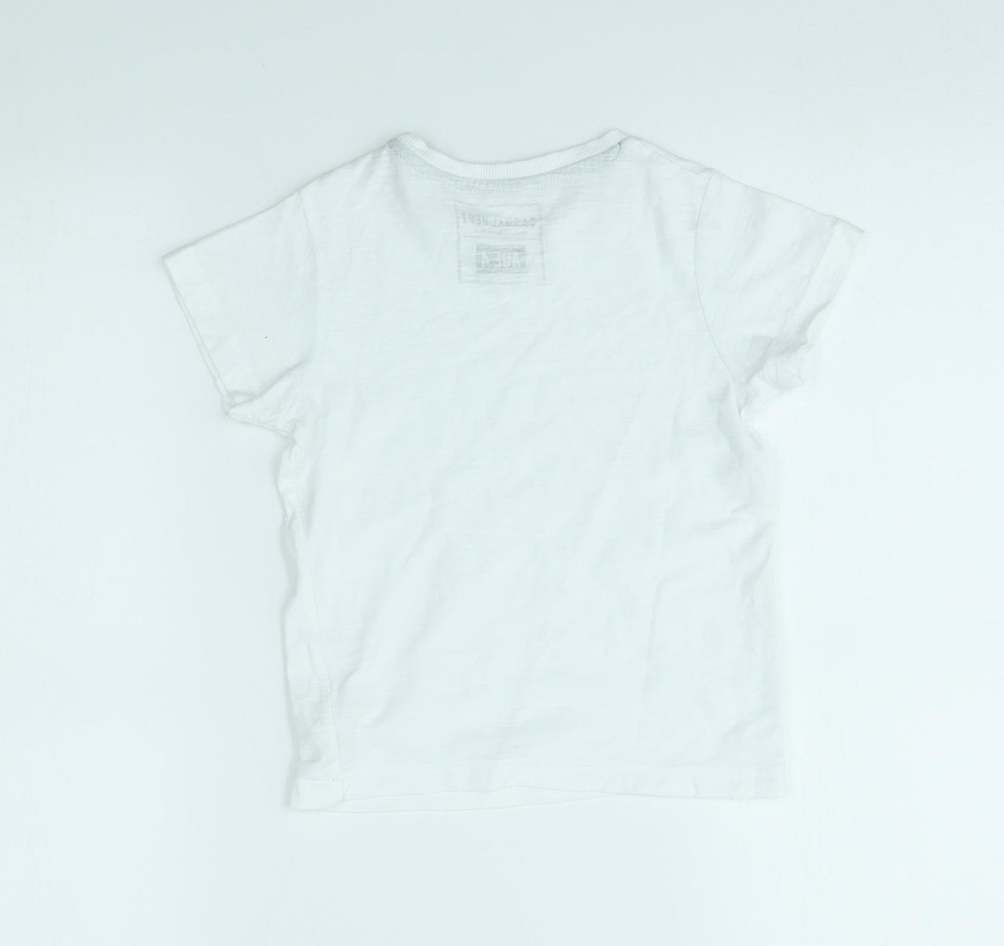 Matalan Boys White   Basic T-Shirt Size 4 Years