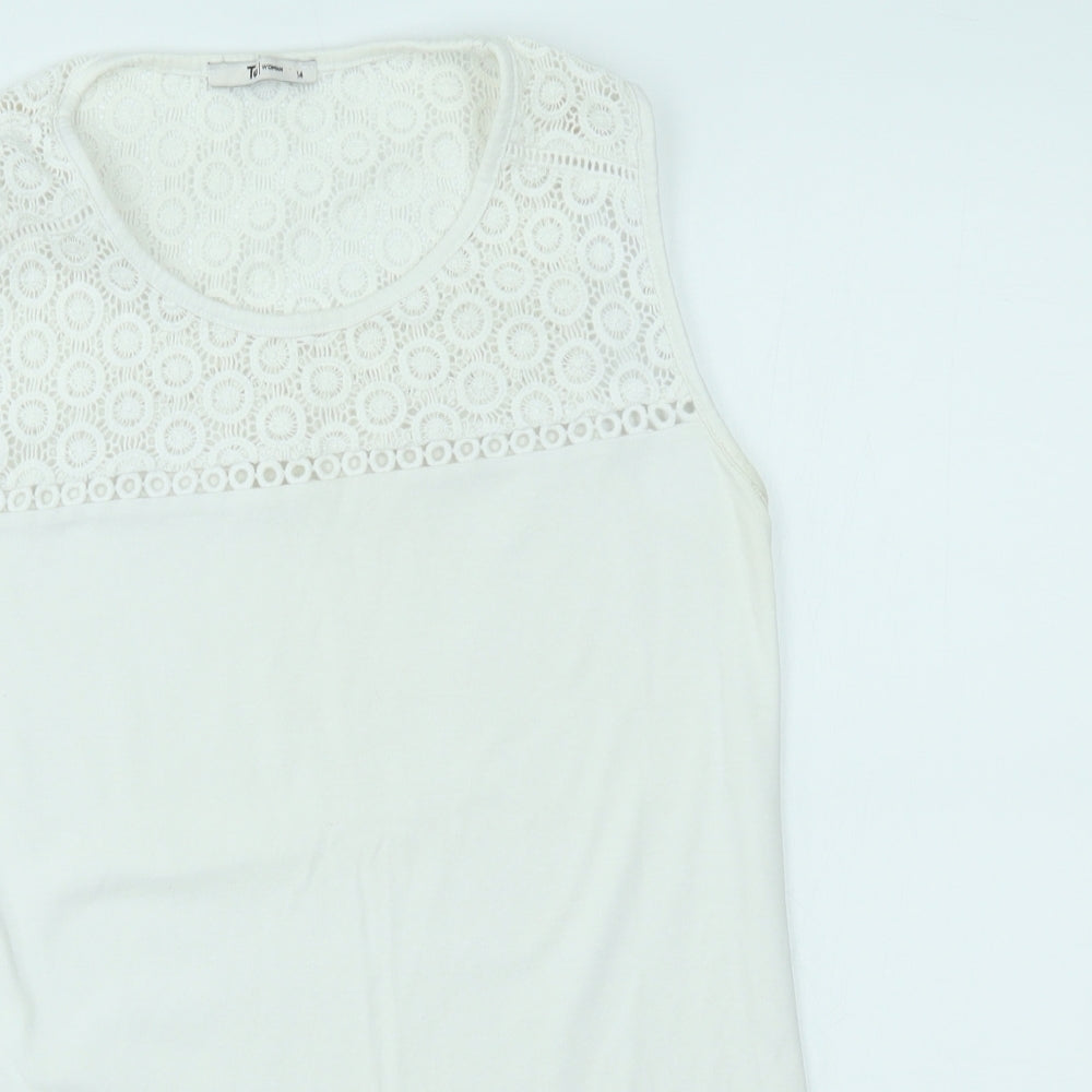 TU Womens White   Basic Blouse Size 14