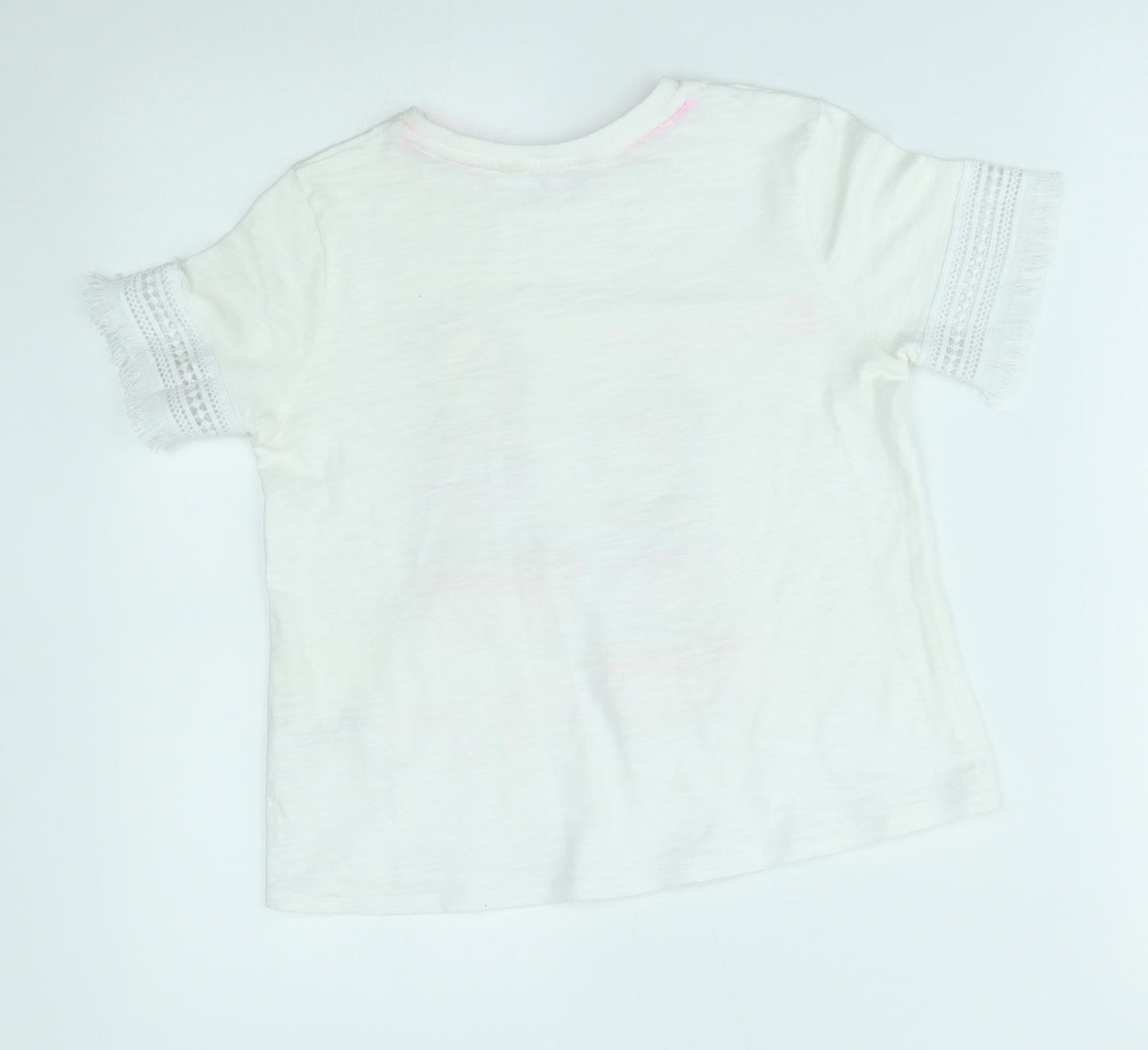 George Girls White   Basic Blouse Size 7-8 Years  - stay you