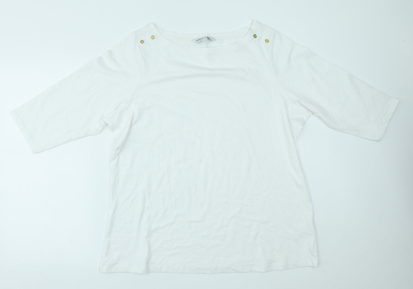 Capsule Womens White   Basic T-Shirt Size 20