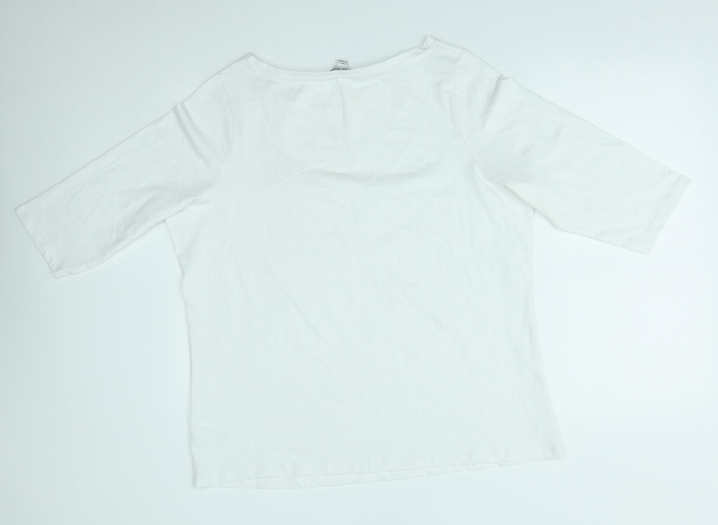 Capsule Womens White   Basic T-Shirt Size 20