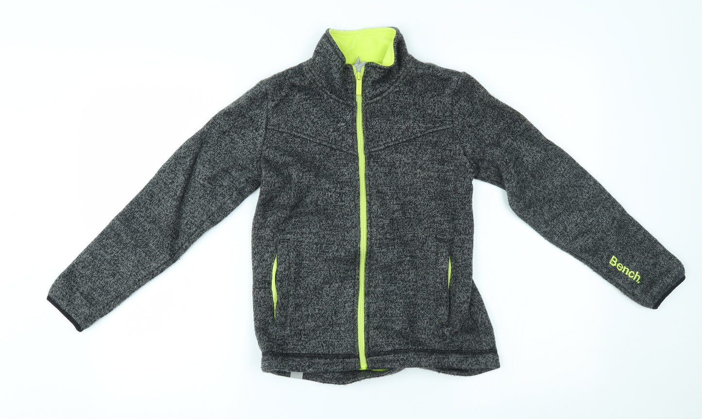 Bench Boys Grey   Full Zip Sweatshirt Size 9-10 Years