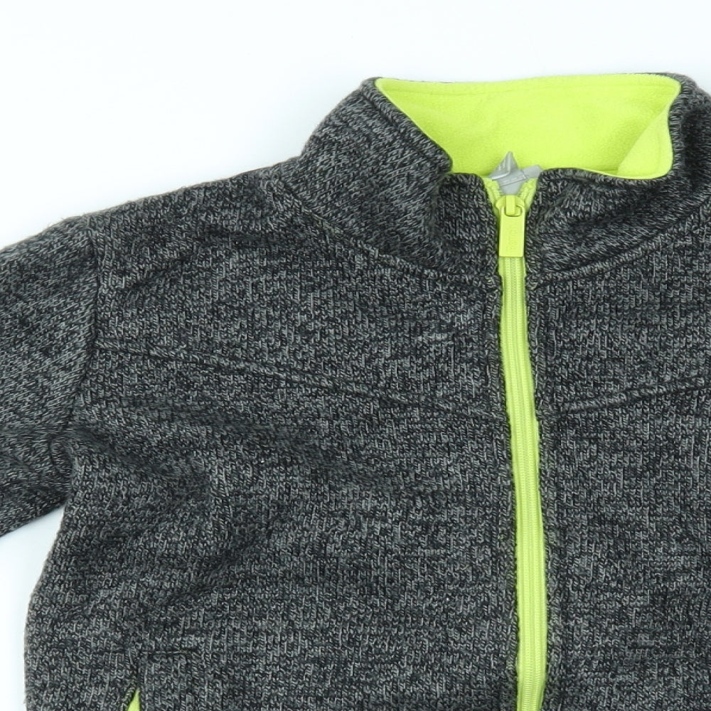 Bench Boys Grey   Full Zip Sweatshirt Size 9-10 Years
