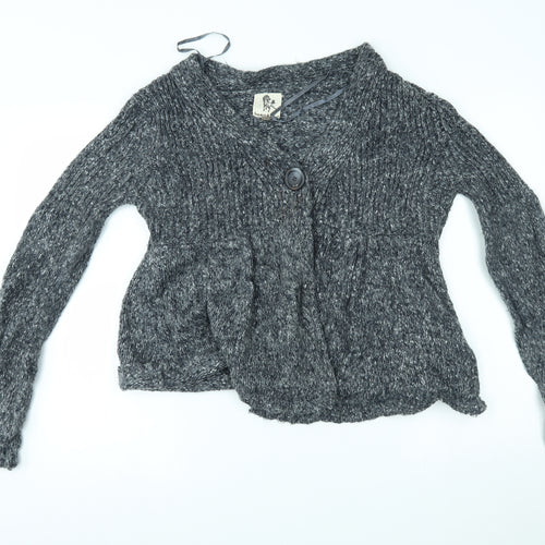 Heart and Soul Womens Grey   Cardigan Jumper Size 16
