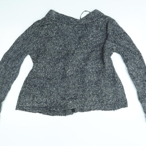 Heart and Soul Womens Grey   Cardigan Jumper Size 16