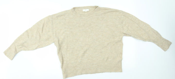 H&M Womens Beige   Pullover Jumper Size M