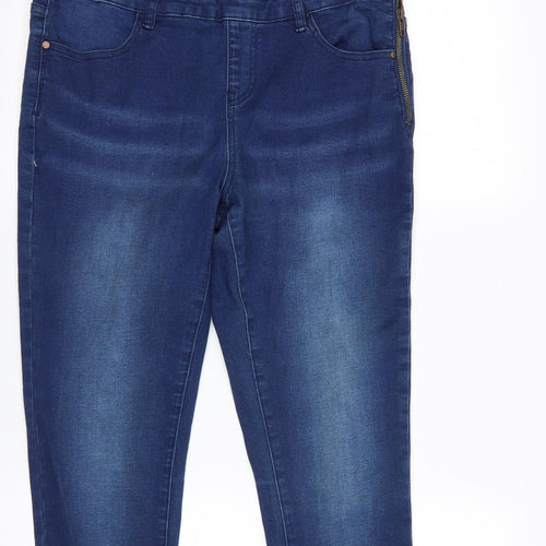New Look Womens Blue   Dungaree One-Piece Size 12 L32 in