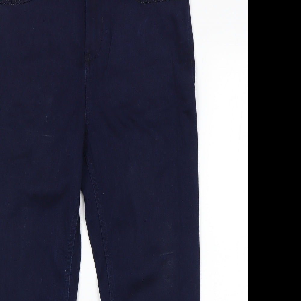 Per Una Womens Blue   Cropped Jeans Size 10 L21 in