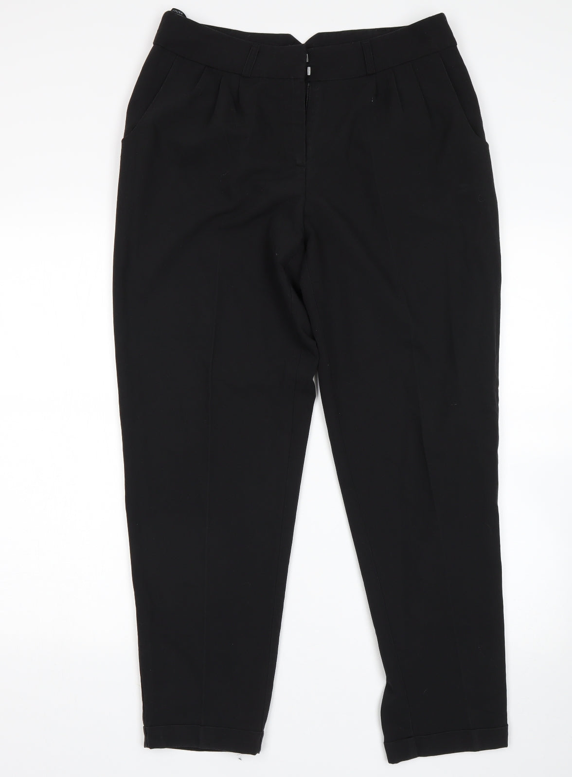 Warehouse Womens Black   Trousers  Size 12 L27 in