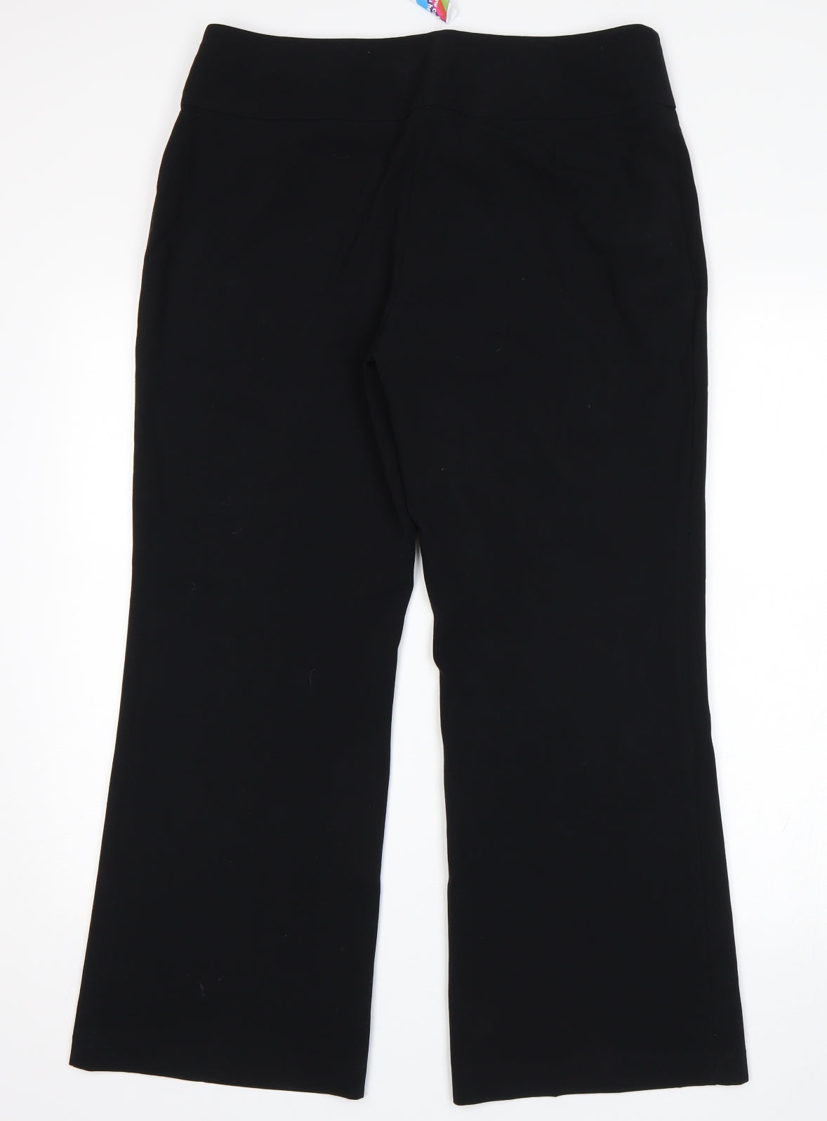 M&S Womens Black   Trousers  Size 14 L27 in