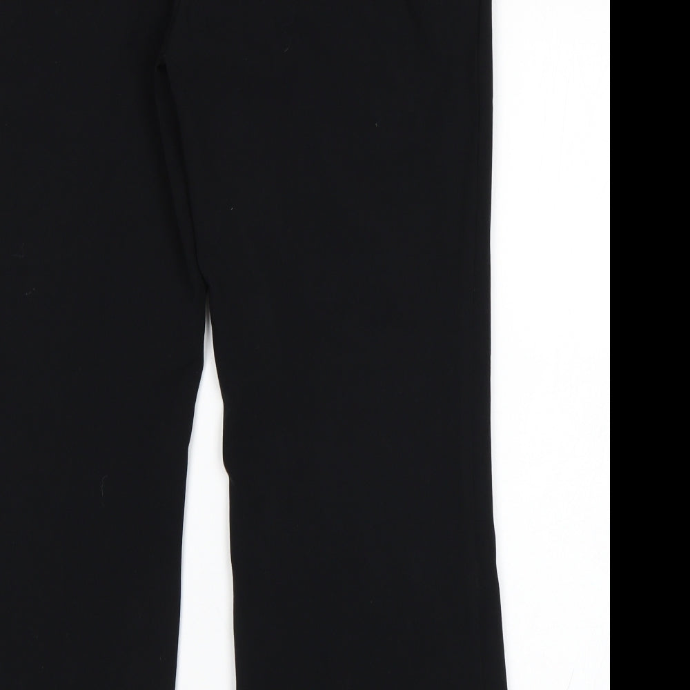 M&S Womens Black   Trousers  Size 14 L27 in