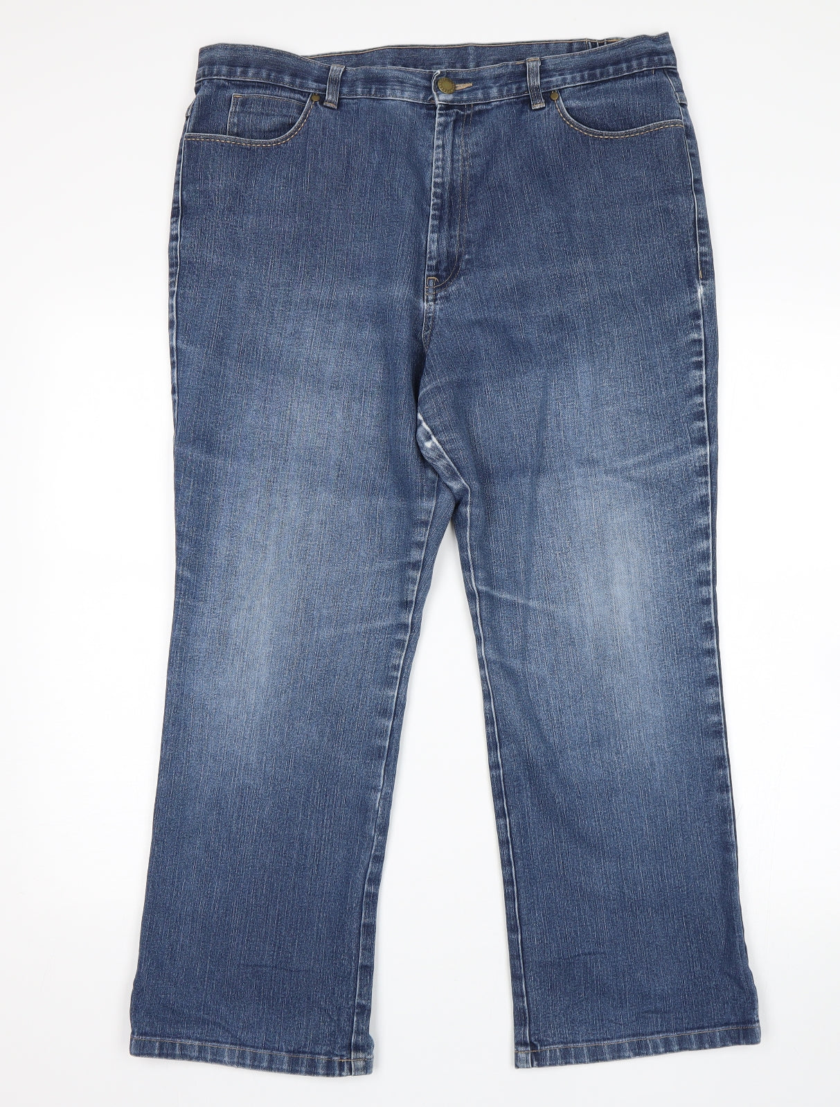 Preworn Womens Blue   Cropped Jeans Size 38 in L25 in