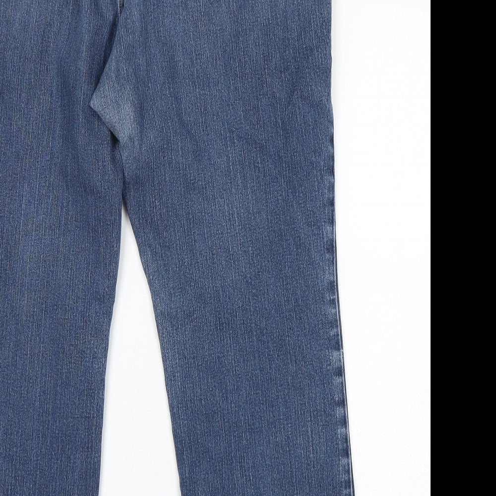 Preworn Womens Blue   Cropped Jeans Size 38 in L25 in