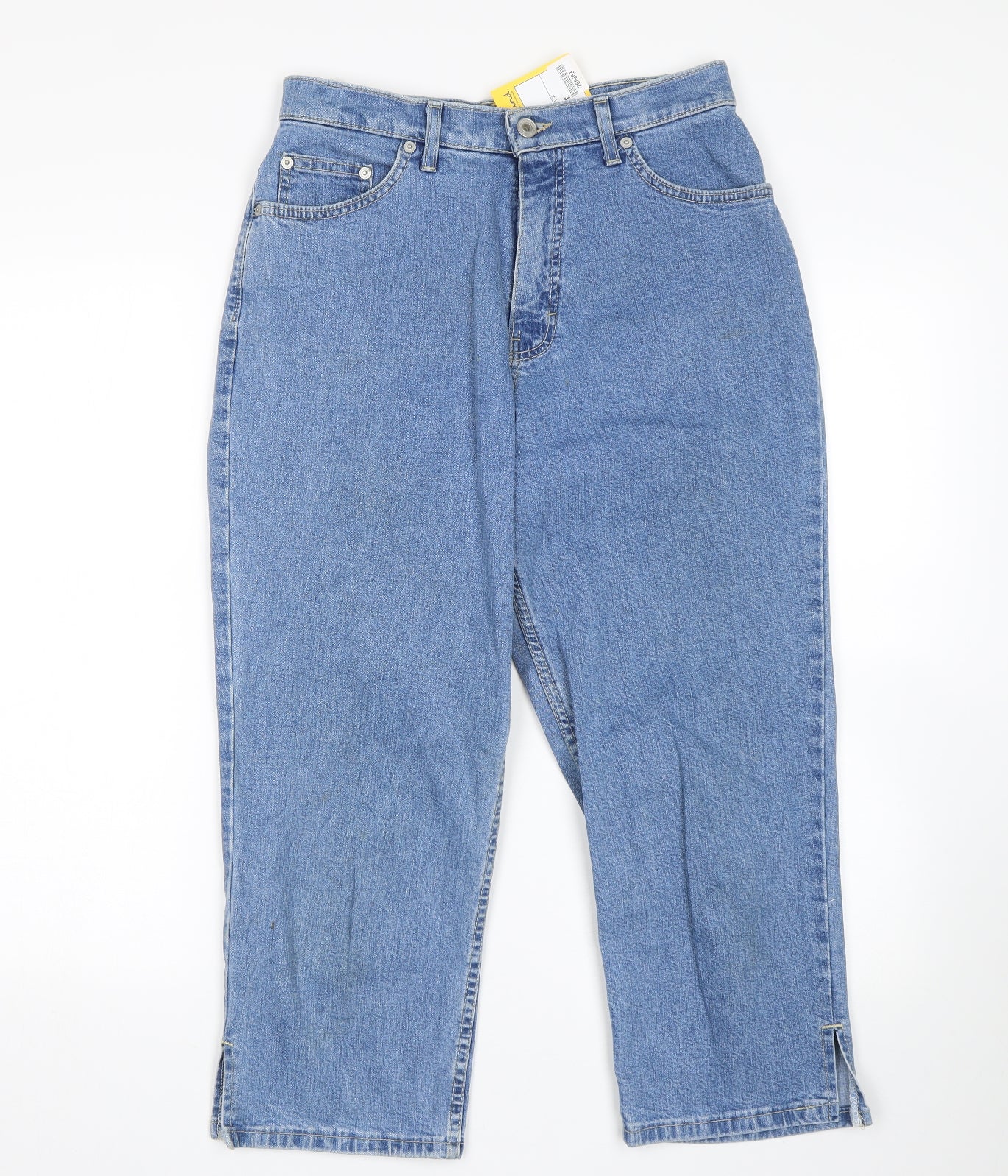 M&S Womens Blue   Cropped Jeans Size 12 L22 in