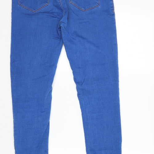 Dorothy Perkins Womens Blue   Skinny Jeans Size 12 L30 in