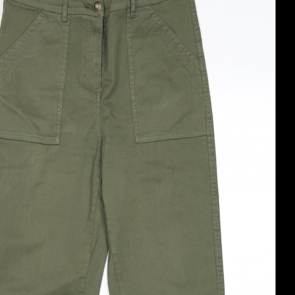 Papaya Womens Green   Cropped Jeans Size 12 L24 in