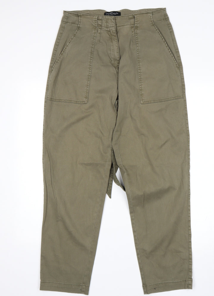 Dorothy Perkins Womens Green Straight Jeans Size 10 L29 in