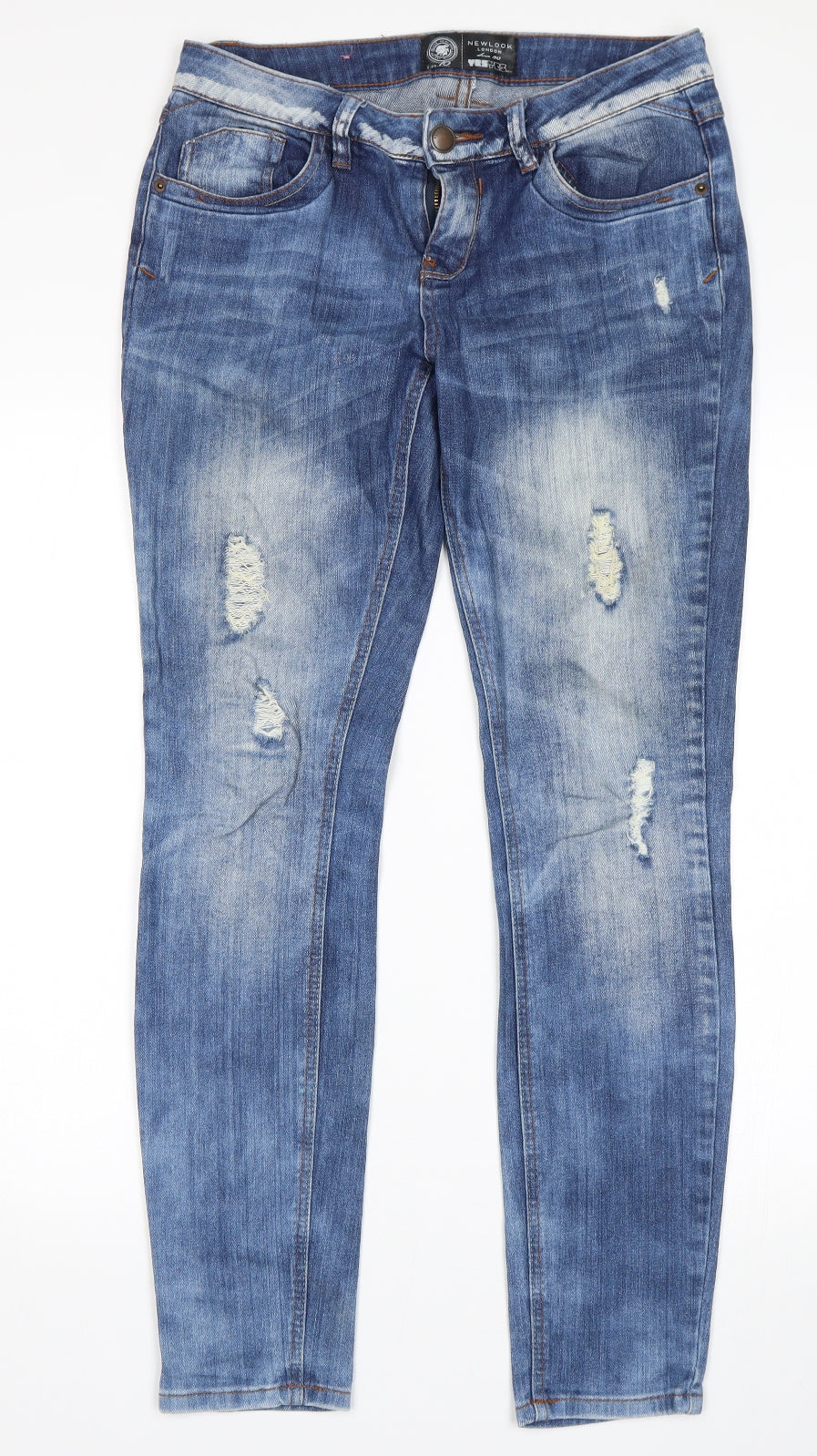 New Look Womens Blue   Skinny Jeans Size 10 L30 in