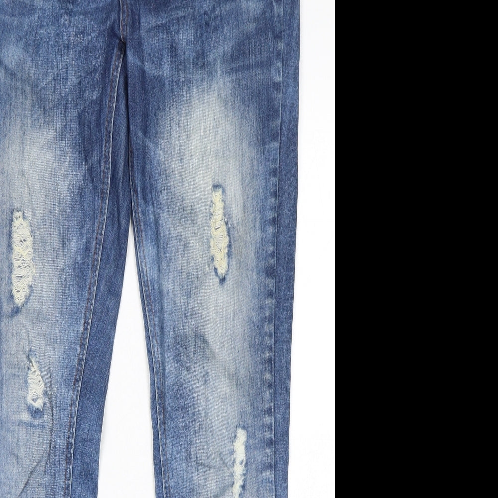 New Look Womens Blue   Skinny Jeans Size 10 L30 in