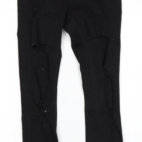 New Looj Girls Black   Skinny Jeans Size 12 Years